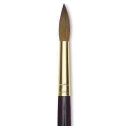 Da Vinci Harbin Kolinsky Brush - Sharp Round, Short Handle, Size 12