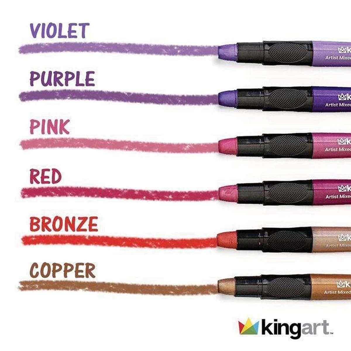 Kingart Mixed Media Gel Stick Sets