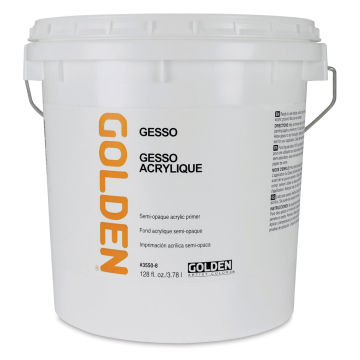 Golden Artist Colors Acrylic Gesso: Gallon Gesso - Wet Paint Artists'  Materials and Framing