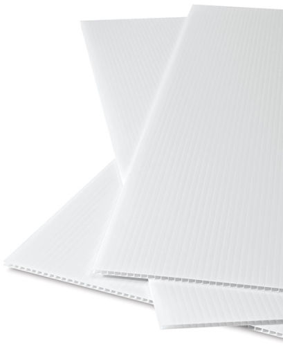 Corrugated Plastic Sheets, 30 x 30, White