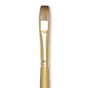 Princeton Synthetic Mongoose Brush - Flat, Long Handle, Size 10