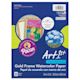 Pacon Art1st Gold Frame Watercolor Paper - Front of 9" x 12" package