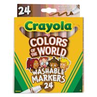 Crayola Colors of the World Markers Sets