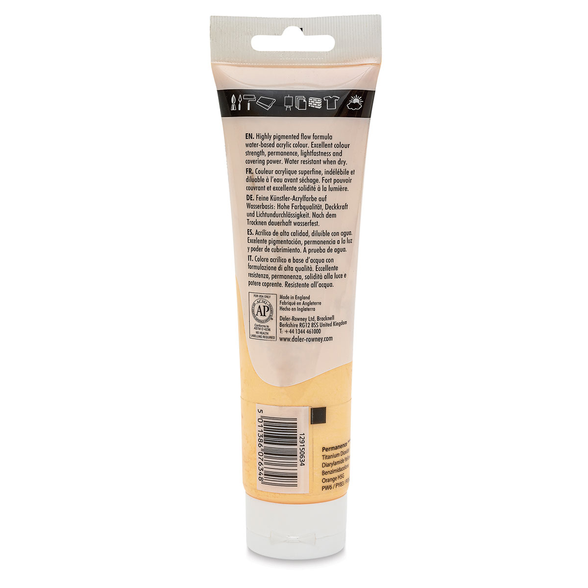 Daler-Rowney Sistema 3 Acrilico - Giallo Napoli 150ml