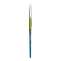 Princeton Snap! White Taklon Brush - Round, Long Handle, Size 12