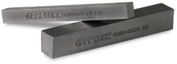 Caran d'Ache Grafcube Graphite Sticks - 1 Stick and 1 Block shown stacked