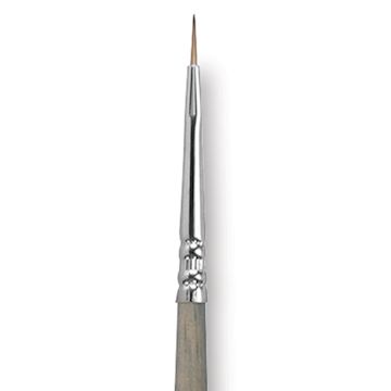 Open in modal - Escoda Tadami Synthetic Mongoose Brush - Filbert, Short Handle, Size 0 close up