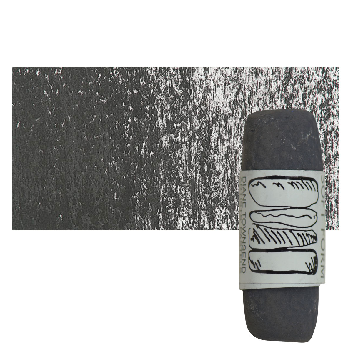 Townsend Artists' Soft Form Pastel - Dark Gray 069L