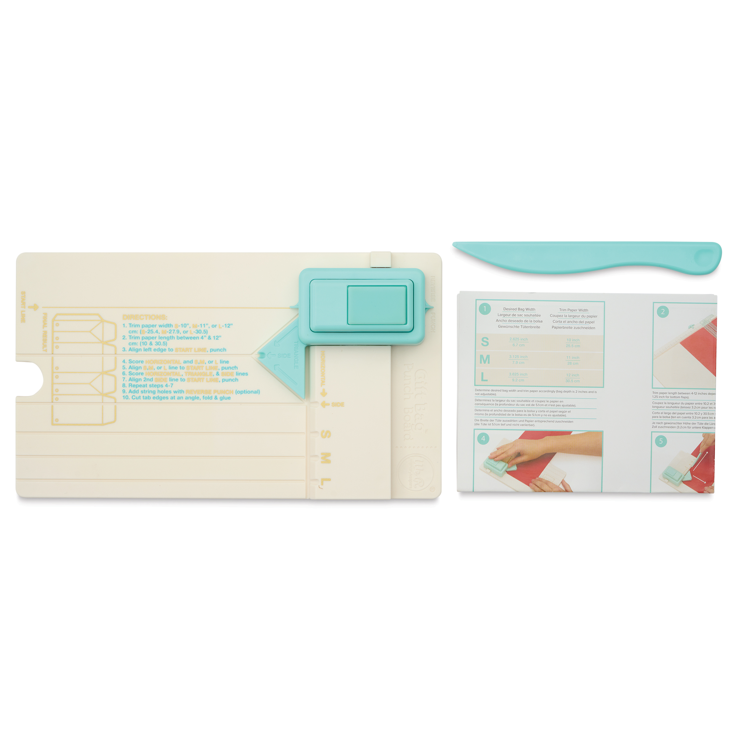 クリエイティブメモリーズ　ペーパー　スティッカー　セット We R Memory Keepers Gift Bag Punch Board Template | BLICK Art