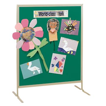 Open in modal - Multiplex Child Size Panel - Green Fabric, Hook & Loop Fabric, Beige Frame