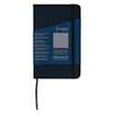 Fabriano EcoQua Plus Stitch-Bound Notebook - Navy, 3-1/2" x 5-1/2", Dot Grid