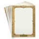 Pacon Art1st Gold Frame Watercolor Paper - 9" x 12" Frames shown in fan