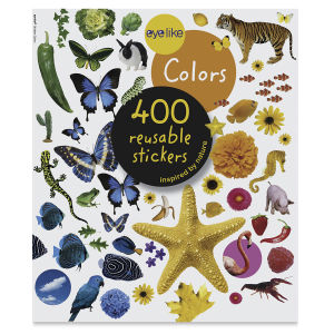 Eyelike Colors in Nature Reusable Stickers, Book Cover