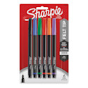 Sharpie Felt Tip Pens - Assorted Colors, Set of 6