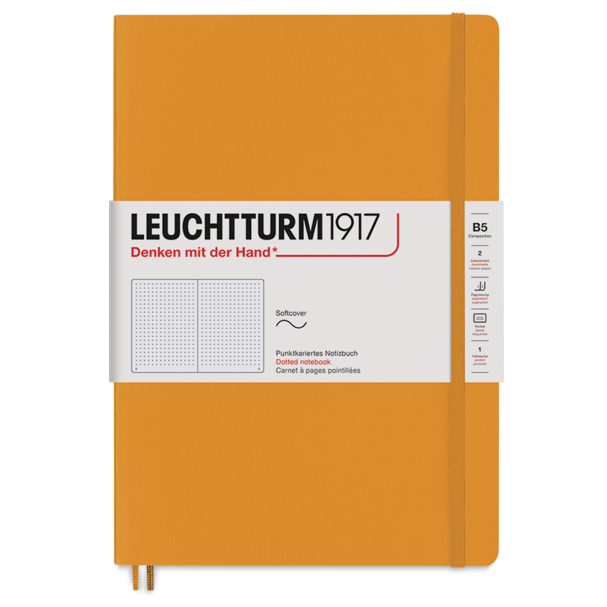 LEUCHTTURM1917 Notebook Dotted Softcover A6 Rising Sun