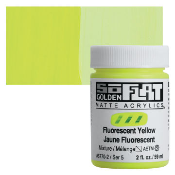 Golden SoFlat Fluorescent Yellow — The Sydney Art Store