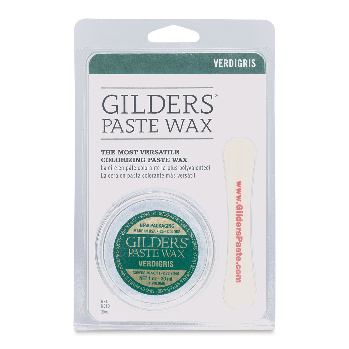 Wax paste, Gilders Paste®, canary yellow. Sold per 1-ounce