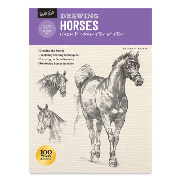 Walter Foster How To Draw Horses - Front Cover of Book
