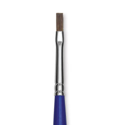 Blick Scholastic Red Sable Brush - Bright, Long Handle, Size 6