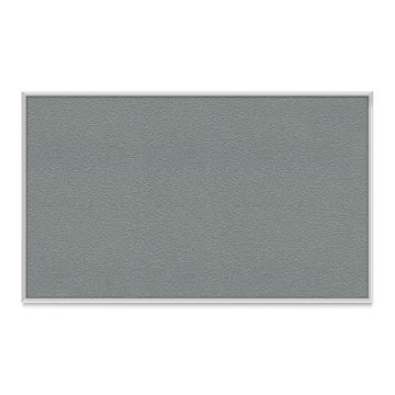 Open in modal - Ghent PremaTak Tackboard - 18" x 24", Stone, Vinyl, Aluminum Frame