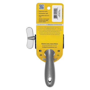 Open in modal - Tube Squeezer by Big Squeeze - Blue, back of packaging