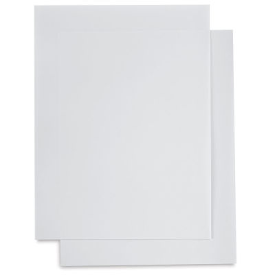 Schulcz Thermoplastic Sheet - Polystyrene, White, Pkg of 2, 0.5 mm, 11-3/4" x 15-3/4"