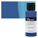Blick Matte Acrylic - Blue Deep, 2 oz bottle