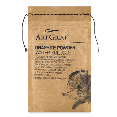 Viarco ArtGraf Graphite Powder - Front view of 250 gram bag shown