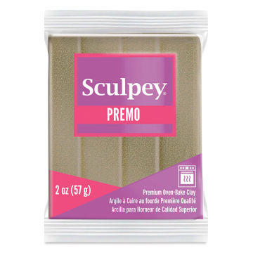 Open in modal - Sculpey Premo - 2 oz, Yellow Gold, Glitter