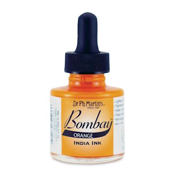 Open in modal - Dr. Ph. Martin's Bombay India Ink - 1 oz, Orange