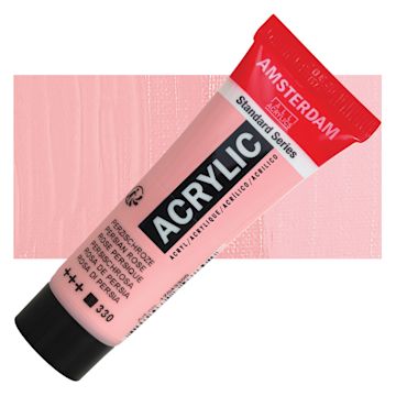 Open in modal - Amsterdam Standard Series Acrylic - Persian Rose, 20 ml Tube and swatch