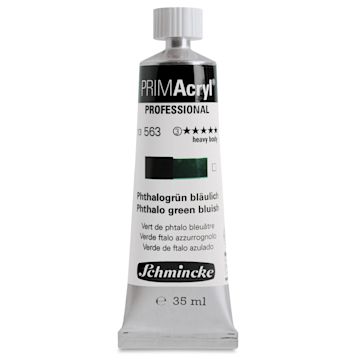 Open in modal - Schmincke Primacryl Professional Acrylic Paint - Phthalo Green Bluish, 35 ml Tube