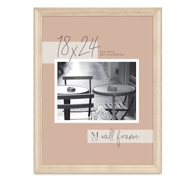 Open in modal - MCS Classic Edge Frame - 18" x 24", Natural