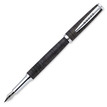 Open in modal - Tom Hessin Edinburgh Collection Fountain Pen - Stockbridge Stone, cap removed (image may show a different size nib)