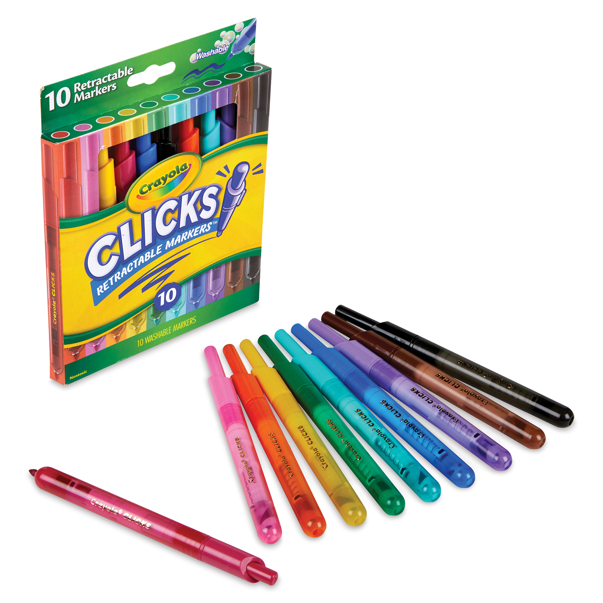 Crayola Super Tips 50 Rotuladores Fine Line Washable Markers Watercolor  Children Painting Writing Art Supplies Pens
