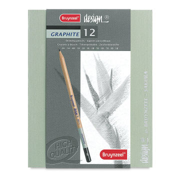 Graphite Pencils - Top of package of Set of 12 pencils