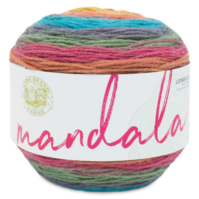Lion Brand Mandala Yarn Cake - Groot, 590 yards