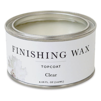 Jolie Finishing Wax - Front view of can of 120 ml Clear Wax