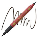 Zebra Zensations Fude Brush Pen - Double-Ended, Black