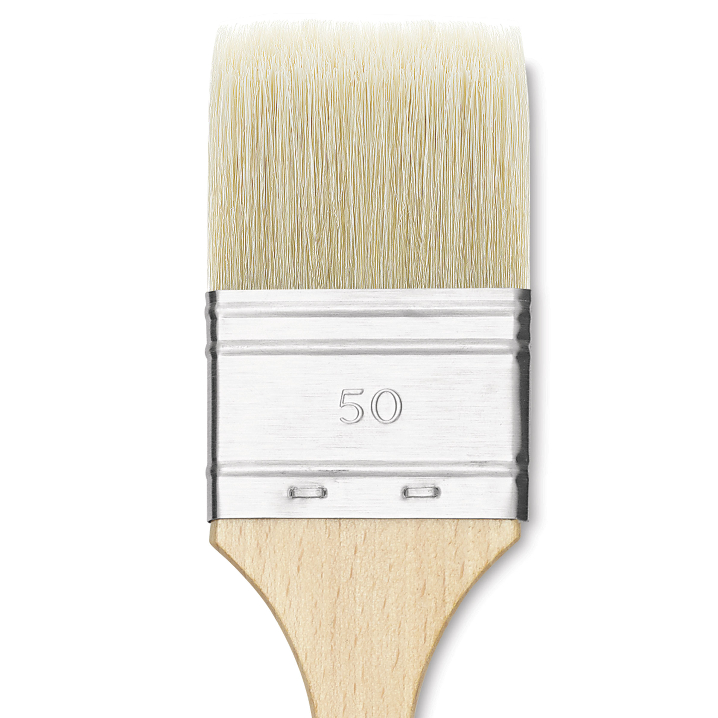 Utrecht Rhenish Pure Hog Bristle Brush - Extra Large Flat, Size 1