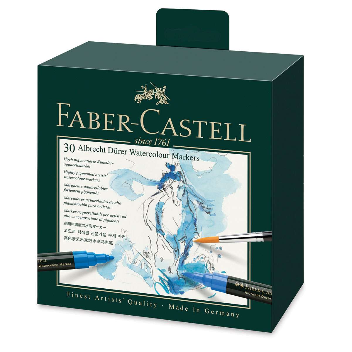 Faber-Castell : Albrecht Durer : Watercolour Marker : Outdoor Wallet Set of  30 - Marker & Pen Sets - Art Sets - Color