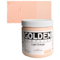 Golden Heavy Body Artist Acrylics - Light Orange, 8 oz