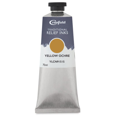 Cranfield Traditional Relief Ink - Yellow Ochre, 75 ml