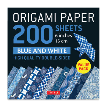Tuttle Origami Pack Blue and White Patterns