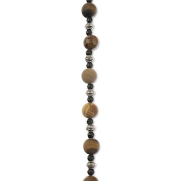 Open in modal - John Bead Solar System Glass Bead Strand - Jupiter, 10 mm Dia.