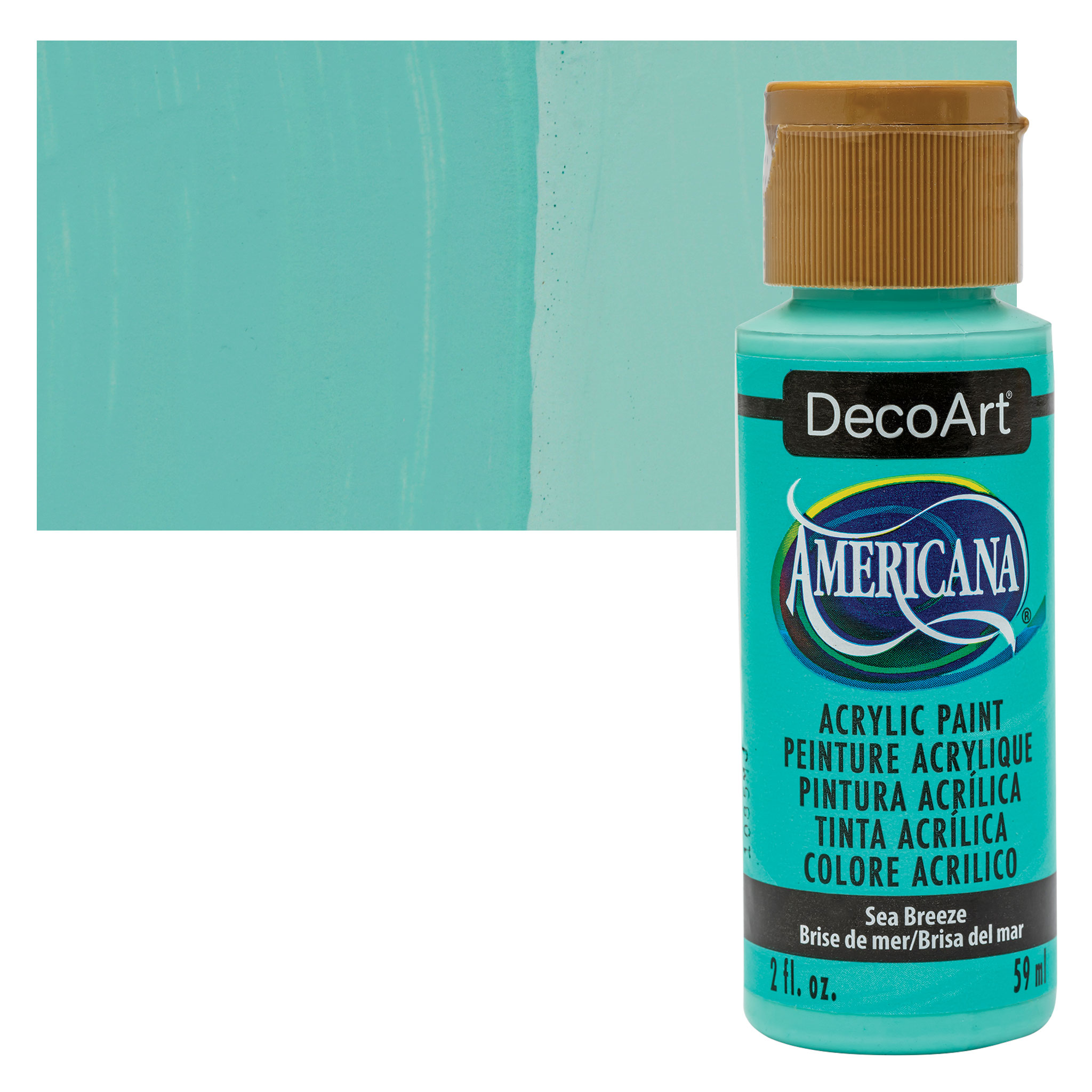 Deco Art DecoArt FluidArt Ready-To-Pour Acrylic Paint 8oz-Lemon