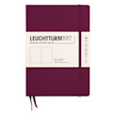Leuchtturm1917 Blank Hardcover Notebook - Port Red, 5-3/4" x 8-1/4"