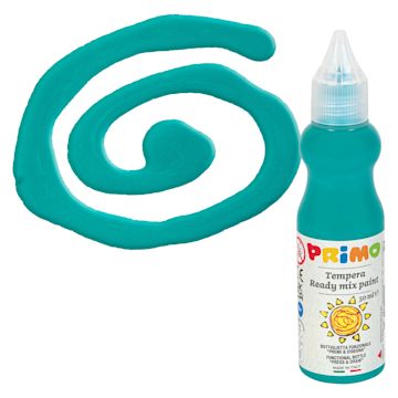 Open in modal - Primo Tempera Paint - Turquoise, 50 ml bottle and swatch