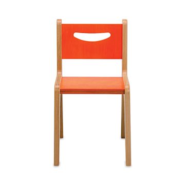 Open in modal - Whitney Brothers Plus Chair - Orange, 14"