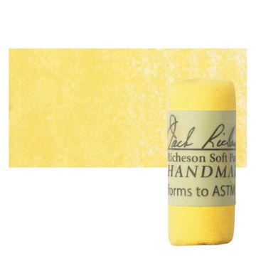 Open in modal - Richeson Soft Handrolled Pastel - Earth Yellow EY7, pastel and swatch